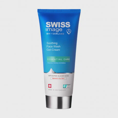 Gel rửa mặt hằng ngày dành cho da khô Swiss Image Soothing Face Wash Gel-Cream (Tuýp 200ml)