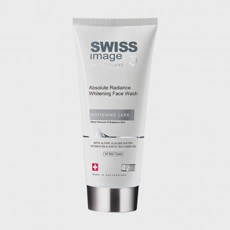 Gel rửa mặt dưỡng trắng Swiss Image Absolute Radiance Whitening Face Wash (Tuýp 200ml)