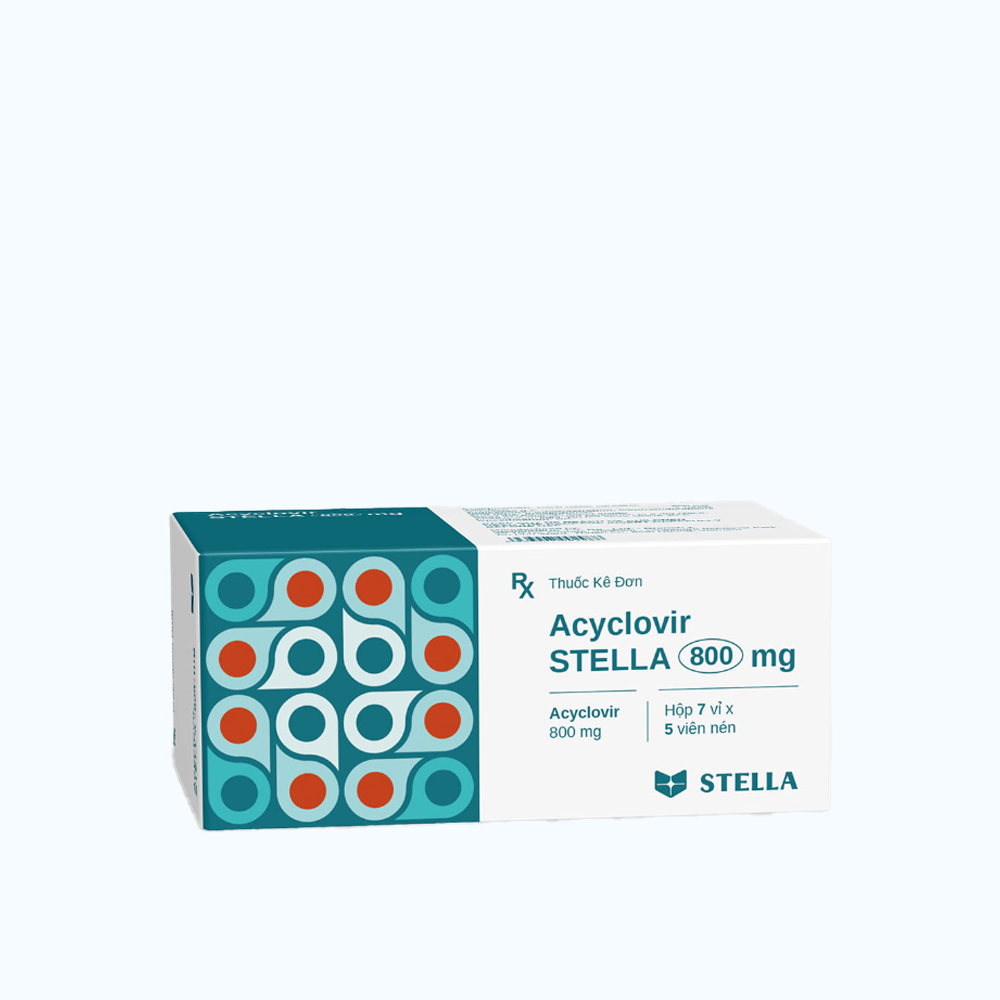 Acyclovir STELLA 800mg(7vix5vien) chuyển mã P28586