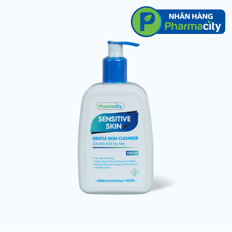 PMC Sensitive Skin Skin Sua Rua Mat Diu Nhe 500ml