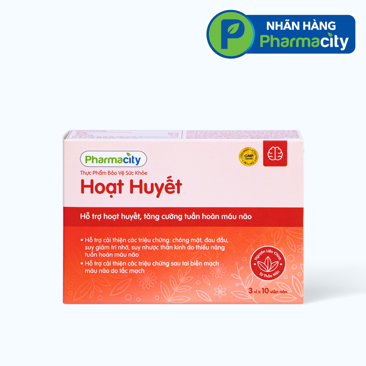 PMC Hoạt Huyết (3 vi x 10 vien) NEW