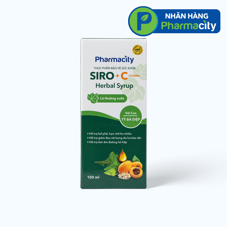PMC Herbal Cough Syrup VitC 100ml - New 2024