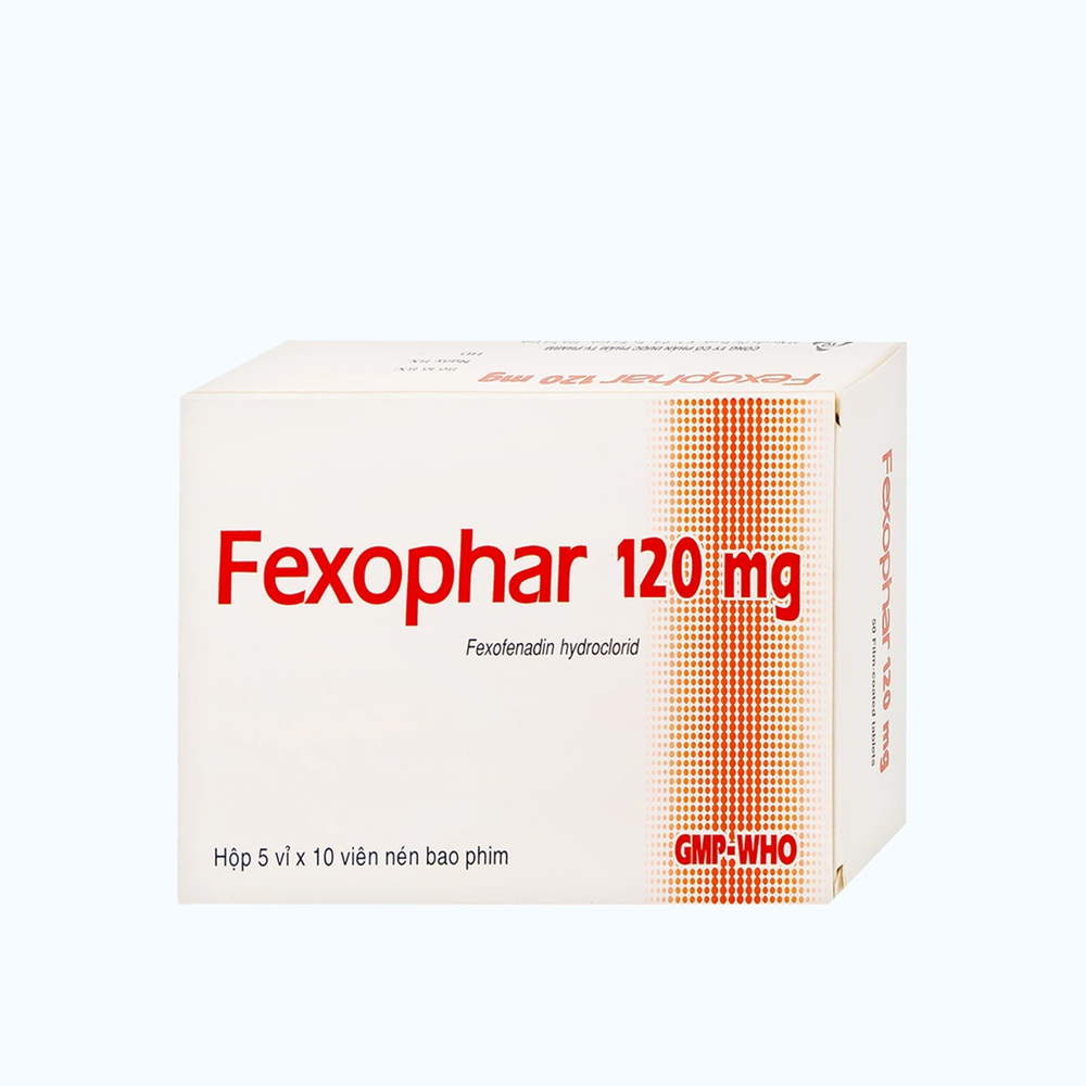 FEXOPHAR TAB F.C 120MG (5Vi x 10Vien) TV pharma