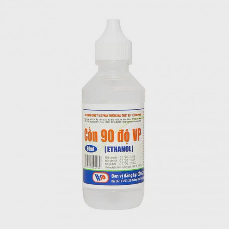 Cồn trắng 90 độ VP (Chai 60ml)