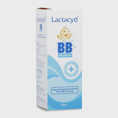 Dung dịch tắm cho trẻ em hỗ trợ giảm rôm sảy Lactacyd BB (60ml)