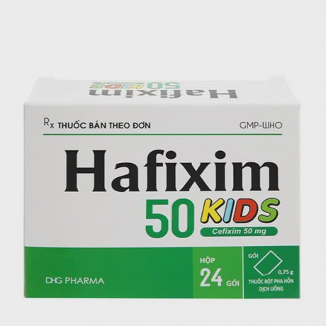 Hafixim 50mg (Hộp 24 gói)
