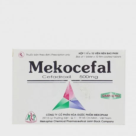 Mekocefal 500mg (Hộp 1 vỉ x 10 viên)