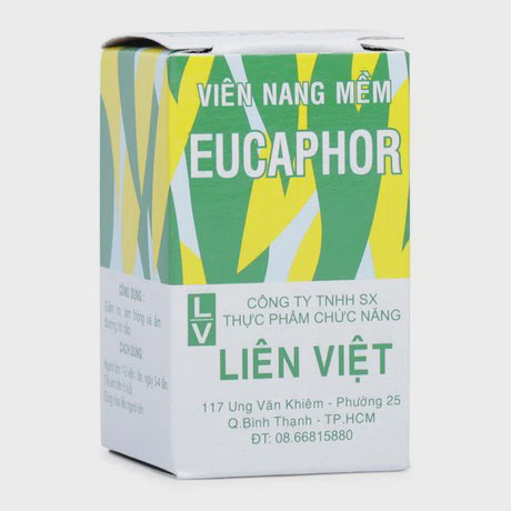 Thực phẩm chức năng làm ấm đường hô hấp, thông họng, giảm ho Eucaphor (40 viên/lọ)