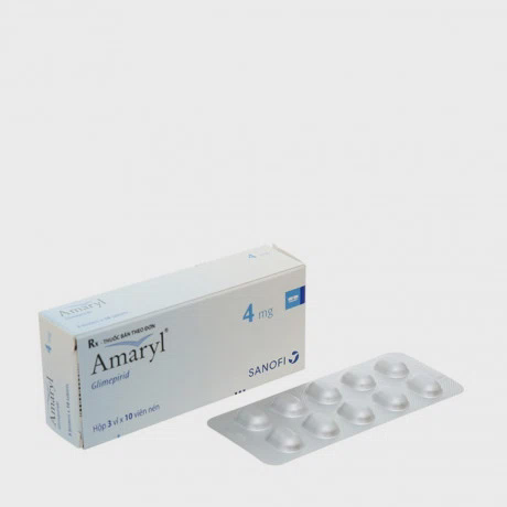 Amaryl 4mg (Hộp 3 vỉ x  10 viên)