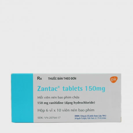 Zantac Tablets 150mg (6 vỉ x 10 viên)