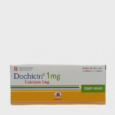 Colchicine 1mg (Hộp 2 vỉ x 10 viên)