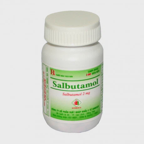 Salbutamol 2mg (Chai 100 viên)
