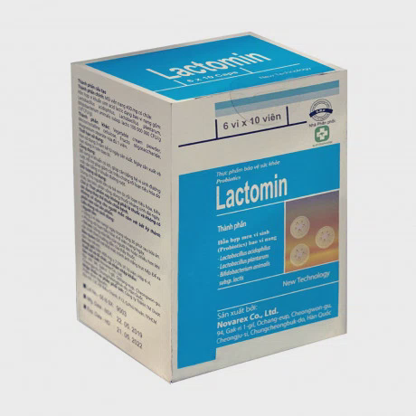 LACTOMIN Men Vi Sinh Ho Tro Tieu Hoa (Hop 60vien) da doi ma P26298