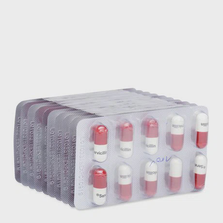 Thuốc điều trị các trường hợp nhiễm khuẩn Serviciillin 500mg (10 vỉ x 10 viên/lốc)