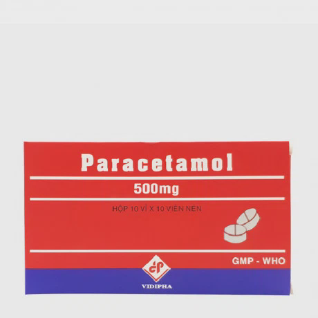 Paracetamol 500mg Vidipha (10 vỉ x 10 viên)
