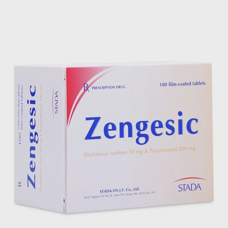 Thuốc kháng viêm, giảm đau xương khớp mãn tính Zengesic Stada 500g ( 10 vỉ x 10 viên)
