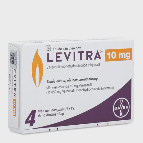 Levitra 10mg (Hộp 1 vỉ x 4 viên)