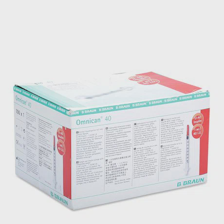 Kim tiêm cho người bệnh tiểu đường Insulin Omnican 40 I.U (1ml) 100 ống