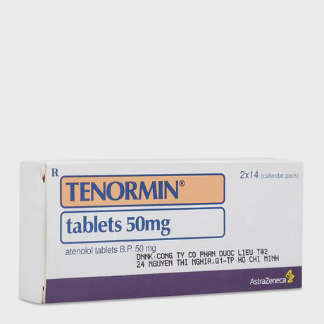 Tenormin Tab 50mg (Hộp 2 vỉ x 14 viên)