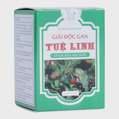 Thực phẩm bảo vệ sức khỏe hỗ trợ giải độc gan Tuệ Linh (60 viên/hộp)
