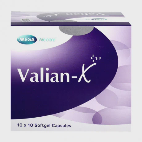 Viên nang mềm Valian-X an thần, trị mất ngủ (10 vỉ x 10 viên)