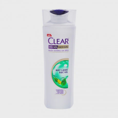 Dầu gội sạch gàu nuôi dưỡng da đầu hương bạc hà Clear (170g)