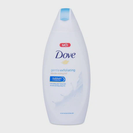 Sữa tắm dưỡng thể và tẩy tế bào chết Dove (180g)