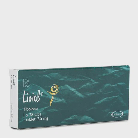 Thuốc điều trị các triệu chứng thiếu hụt Estrogen ở phụ nữ sau mãn kinh Livial 2.5mg (1 vỉ x 28 viên/hộp)