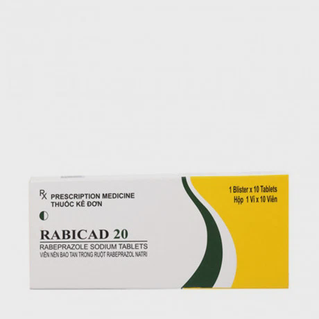 Rabicad 20mg (Hộp 1 vỉ x 10 viên)