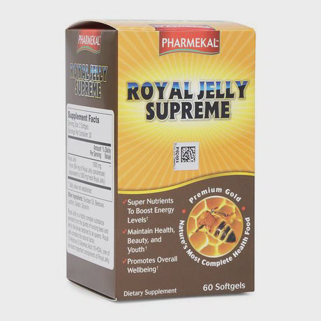 Thực phẩm bảo vệ sức khoẻ viên uống sữa ong chúa Pharmekal Royal Jelly Supreme (60 viên/hộp)