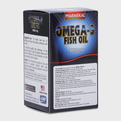Viên uống Omega-3 Fish Oil phòng ngừa bệnh động mạch vành (Hộp 100 viên)