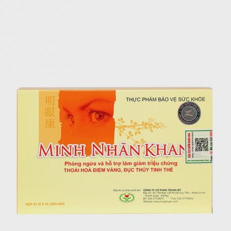 HONG BANG Minh Nhan Khang Ho Tro Mat (3Vi X 10Vien)