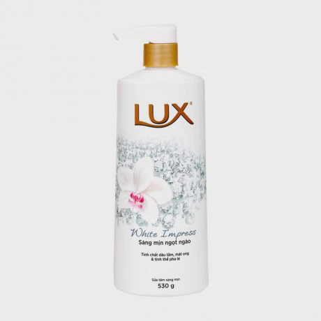 Sữa tắm sáng mịn da Lux White Impress (530g)