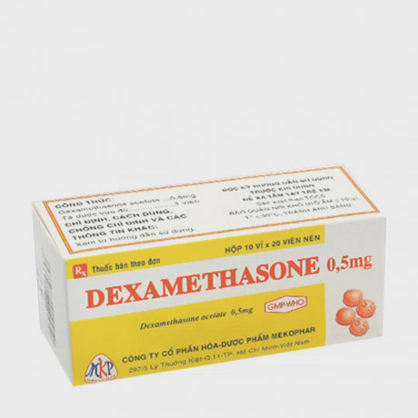 Dexamethasone 0.5mg (Chai 500 viên)