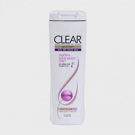 Dầu gội dưỡng mềm mượt 2 trong 1 Clear (Chai 370g)