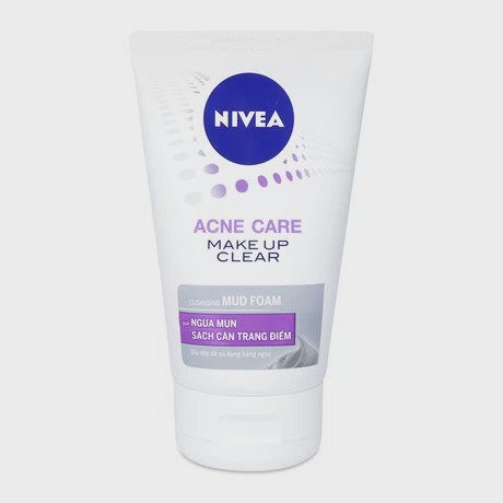 Sữa rửa mặt tẩy trang ngừa mụn Nivea Acne Care Makeup Clear (100g)