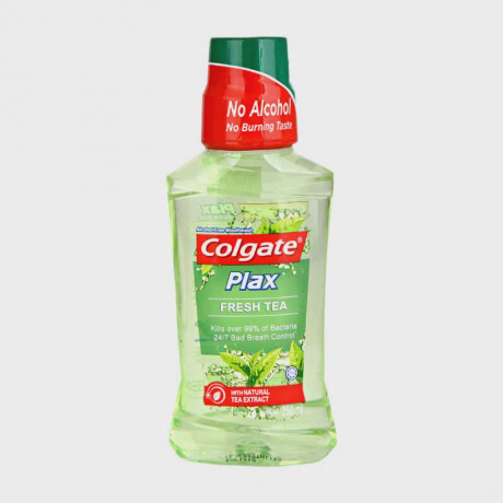 Nước súc miệng trà xanh thơm mát Colgate Mouthwash Plax Fresh Tea (250ml)