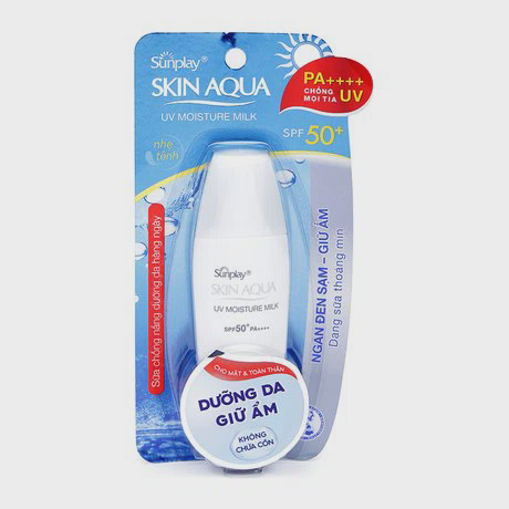 Sữa chống nắng dưỡng da giữ ẩm Sunplay Skin Aqua UV Moisture Milk SPF50 (Tuýp 30g)