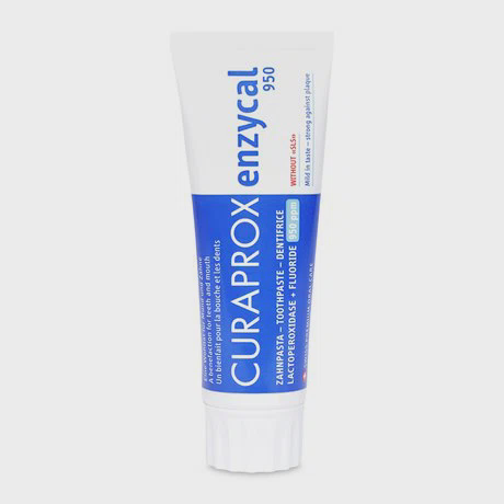Kem đánh răng dành cho người bị sâu răng Curaprox Enzycal 950 (75ml)