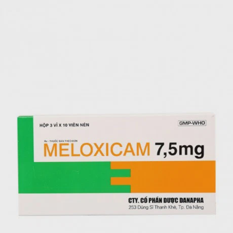 Meloxicam 7,5mg (3 vỉ x 10 viên)