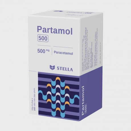 Partamol 500 (Hộp 1 chai x 200 viên)