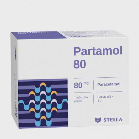 Partamol 80 (Hộp 20 gói)