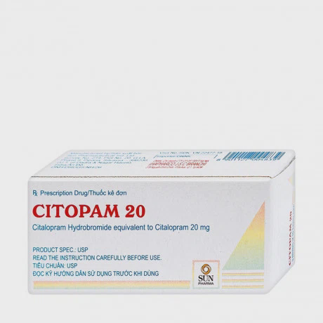 Citopam 20 (3 vỉ x 10 viên)