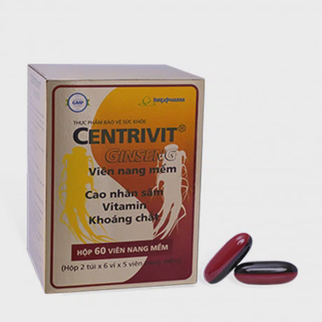 Centrivit Ginseng (Hộp 6 vỉ x 5 viên)
