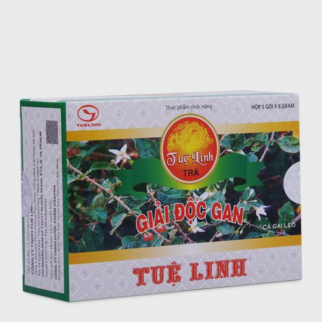 Trà giải độc gan Tuệ Linh (Hộp 5 gói x 8g)