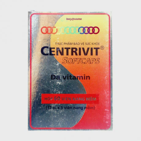 Viên uống bổ sung vitamin Centrivit Softcaps (Hộp 12 vỉ x 5 viên)
