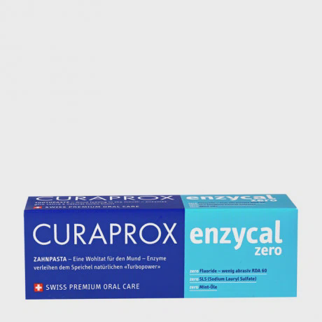 Kem đánh răng dành cho người bị sâu răng Curaprox Enzycal Zero (75ml)