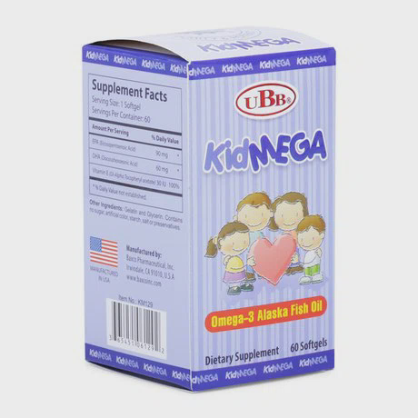 Thực phẩm chức năng bổ sung DHA và EPA bổ não, mắt KidMega (60 viên/hộp)