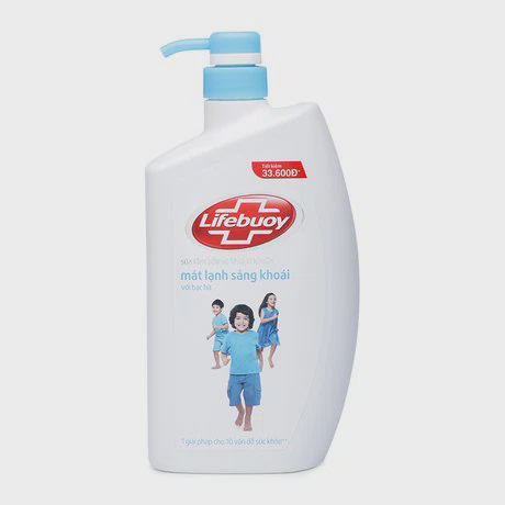 Sữa tắm bảo vệ khỏi vi khuẩn hương bạc hà Lifebuoy (850g)