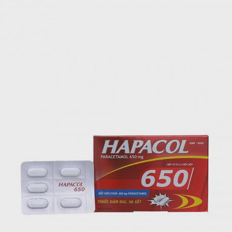 Hapacol 650mg (Hop 25vi x 10Vien)